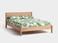 Letto matrimoniale - Rovere massello - 212x171x105 cm - Rovere naturale - Stile contemporaneo