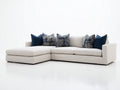 Divano angolare-Tessuto-294x174x83 cm-Avorio-Stile essenziale