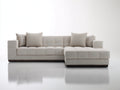Divano angolare-Tessuto-292x168x79 cm-Beige chiaro-Stile minimalista